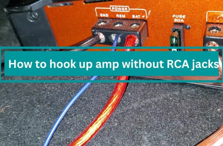 3 Easy Ways to hook up amp without RCA Jacks (2022)